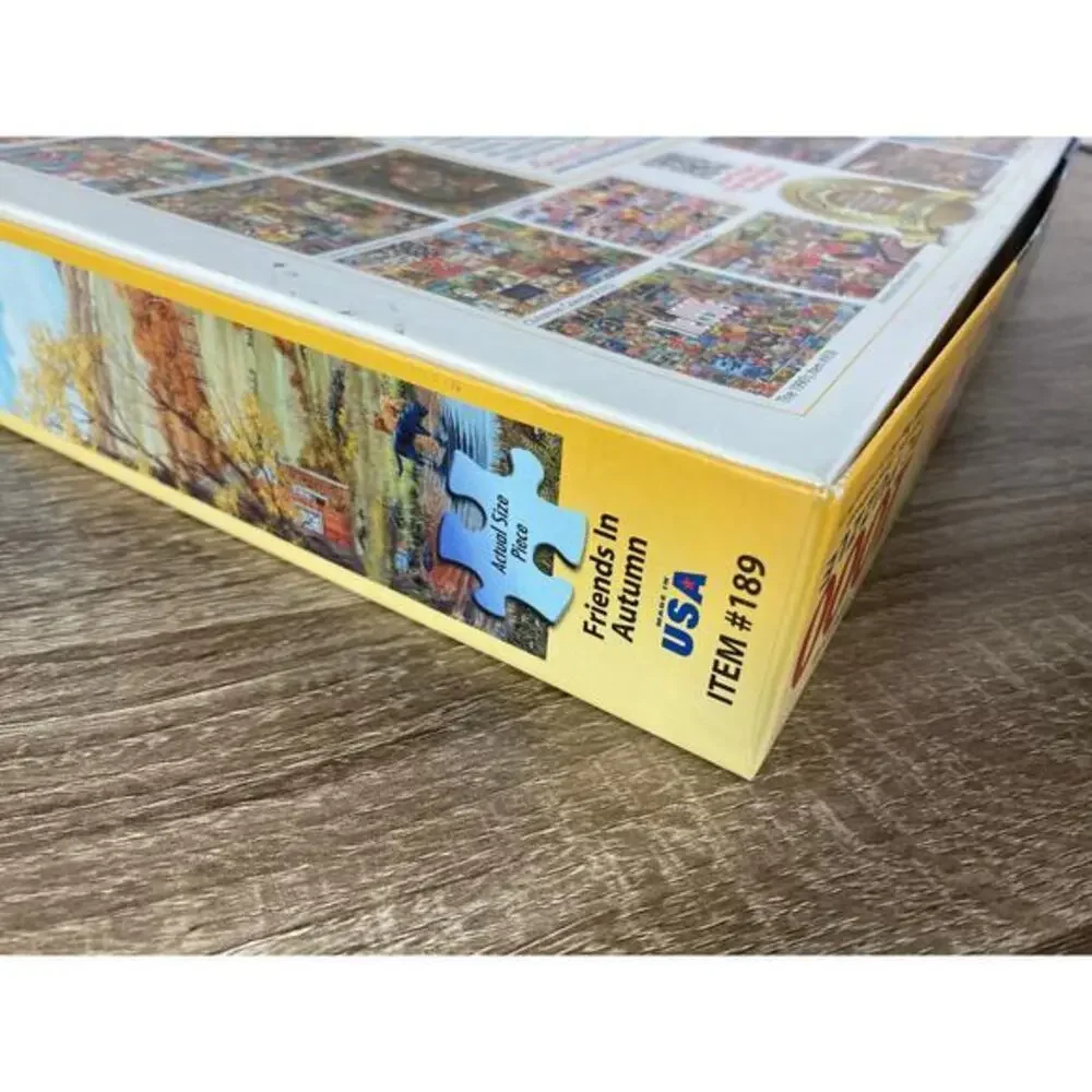 White Mountain Friends in Autumn 1000 Piece Jigsaw Puzzle Landscape‎ 2022